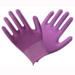 Soft Hardy Latex Coated Safety Work Gloves Excellent Abrasion And Grip for sale