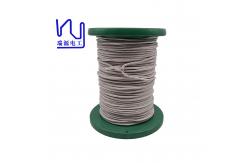 China Ruiyuan 40 AWG Strands Served Nylon High Voltage Enameled Copper Litz Wire supplier