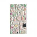 Decorative Kids Cute Pvc Vinyl Cartoon 3d Eva Foam Puffy Stickers For Scrapbooking for sale