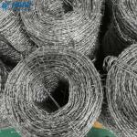 Q195 Steel Farm Fence Highway Protection Galvanized Barbed Wire for sale