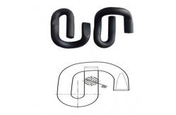 China Elastic Railroad Rail Clips Kingrail OEM ODM Oxide Black Surface supplier