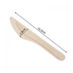 6'' Sugarcane Bagasse White Compostable Biodegradable Knives Forks for sale