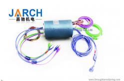 China 2 ~ 24 Circuits Signal USB Ethernet slip ring Anti - jamming Aluminium Alloy supplier