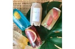 China Cans Eco Friendly Juice Bottles , Plastic Juice Bottles With Lids 330ml supplier
