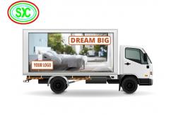 China Mobile Smart P8 Outdoor Led Screen Fixed On Vans IP65 Waterproof supplier