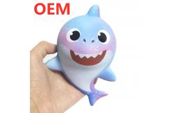 China Customized Shark PU Foam Squishy Toy custom your own design toy supplier