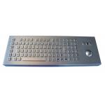 100 keys scratch proof stainless steel keyboard with optical trackball and numeric keypad for sale