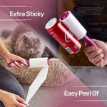 Plastic Reusable Fur Lint Hair Remover Roller For Clothes 400 Sheets