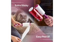 China Plastic Reusable Fur Lint Hair Remover Roller For Clothes 400 Sheets supplier