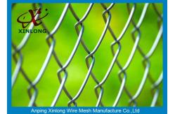 China Custom Green Fence Chain Link , Diamond Wire Mesh Strongly 1.8-4.5mm supplier
