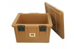 China 110L Insulated Food Transport Containers For Loading Lunch Box With Wheels supplier