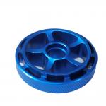 Blue Anodized Aluminum Parts , Custom CNC Precision Machining Service for sale