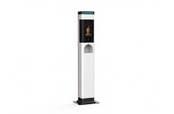 China Non Contact Temperature Monitoring Kiosk Hand Disinfection Face Recognition All In One supplier