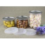 Food Grade Transparent PET Clear Plastic Cylinder for Dried Fruits and Nuts
