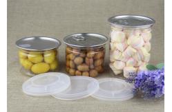 China Food Grade Transparent PET Clear Plastic Cylinder for Dried Fruits and Nuts supplier
