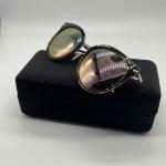 16.3CM Microfiber Metal Eyeglass Case Cuboid Unisex Case For Sunglasses for sale