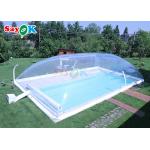 Custom Swimming Pool Cover Transparent Inflatable Pool Tent Winter Swimming Pool Bubble Tent for sale