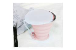 China 270ml Portable Ultra Thin Flexible Silicone Folding Cup supplier
