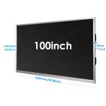 100 Inch Lcd Smart Interactive Touch Screen Whiteboard Less Than 300W for sale
