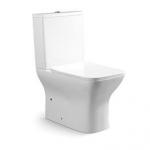 Siphon Flushing Two Piece Toilet Rimless Floor Mounted Water Saving for sale