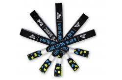 China Custom NFC Fabric RFID Wristband Waterproof Bracelet For Social Distancing supplier