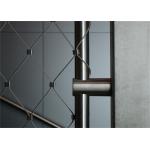 High Strength Stainless Steel Balustrade Mesh Wear Resisting Easy Maintenance