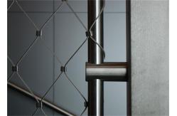 China High Strength Stainless Steel Balustrade Mesh Wear Resisting Easy Maintenance supplier
