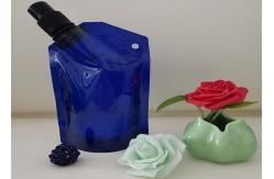 China Customized Translucent Drink Juice Smoothie Stand Up Pouches Matte With Hang Hole supplier