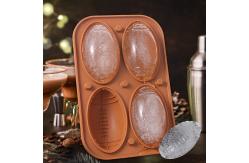 China Multipurpose Silicone Ice Molds Tasteless Reusable Spill Proof supplier