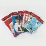 Custom LDPE 65*80cm Plastic Gift Wrap Bags With Drawstring for sale