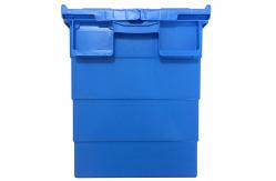 China 225kgs Plastic Attached Lid Containers Turnover Storage Box supplier