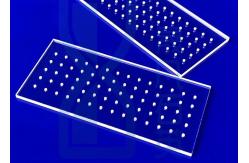 China Morse 6.5 Transparent Silica Fused Quartz Windows With Hole supplier