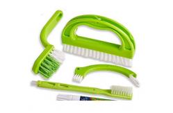 China Grout Tile Brush Cleaner 4 In 1 Cleaning With Nylon Bristles supplier