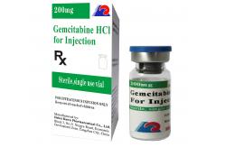 China Gencitabine HCL 200mg Injection 10ml Vial Labels For Singel Use supplier