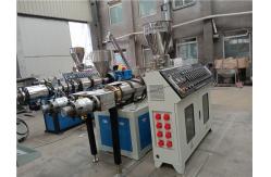 China Energy Saving Double Screw Extrusion Line for Plastic Pipe Production supplier