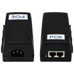 Commercial 60W Gigabit PoE Injector Mid Span 48V Output Desktop 15.4W/30W Compatible for sale