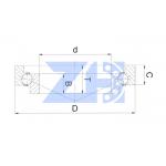 300x370x32 Angular Contact Excavator Bearing AC6037 Bearing angular ball bearing