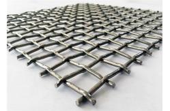 China Plain Weave Crimped Wire Mesh For Sieving Vibrating Screen High Tensile Strength supplier
