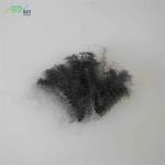 8.89D Recycled Staple Dope Dyed Fiber A Grade Gray Polyester Fiber for sale
