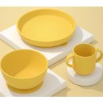 OEM Custom Waterproof Soft Silicone Baby Feeding Kit BPA Free