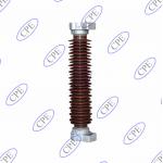 42KV Brown Porcelain Lightning Arrester Insulator For Transmission Line for sale