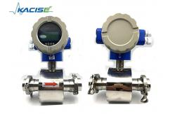 China Wine / Alcohol Electromagnetic Flow Meter With Triclamp Sanitary Connections supplier