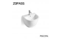 China Chinese Manufacturers Solid Surface Vanity Mini Washing Cheap Ceramic Wall Hung Basin supplier