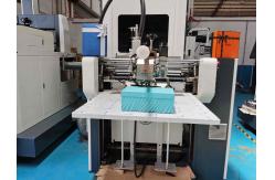 China Cellphone Perfume Rigid Box Manufacturing Machine With Dual Box Wrapping System supplier