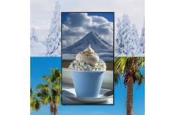 China 55 Inch Digital Window LCD Display Kiosk Monitor 5000nits Sunlight Readable supplier