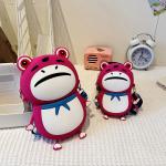 Frog Customized Silicone Pencil Case Crossbody Shoulder Bag Kids Handbag Pop Purse Bag School SUpplies Birthday Gifts for sale