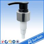 Shiny metal soap 24/410 lotion pump dispenser for sale