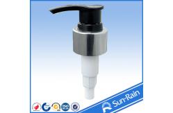 China Shiny metal soap 24/410 lotion pump dispenser supplier