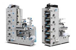 China 310mm Printing Width Roll To Roll Flexo Printing Machine With Rotary Die Cutting supplier