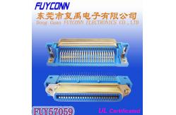 China 50 Pin Centronic PCB Right Angle Female Connector Certified UL supplier